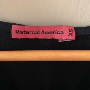 Maternal America Dresses - Maternal America. Navy Blue overlay nursing dress Maternal America Dresses - Maternal America. Navy Blue overlay nursing dress